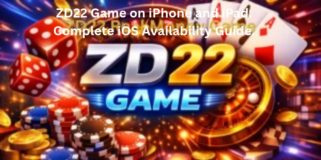 ZD22 Game on iPhone and iPad: Complete iOS Availability Guide.